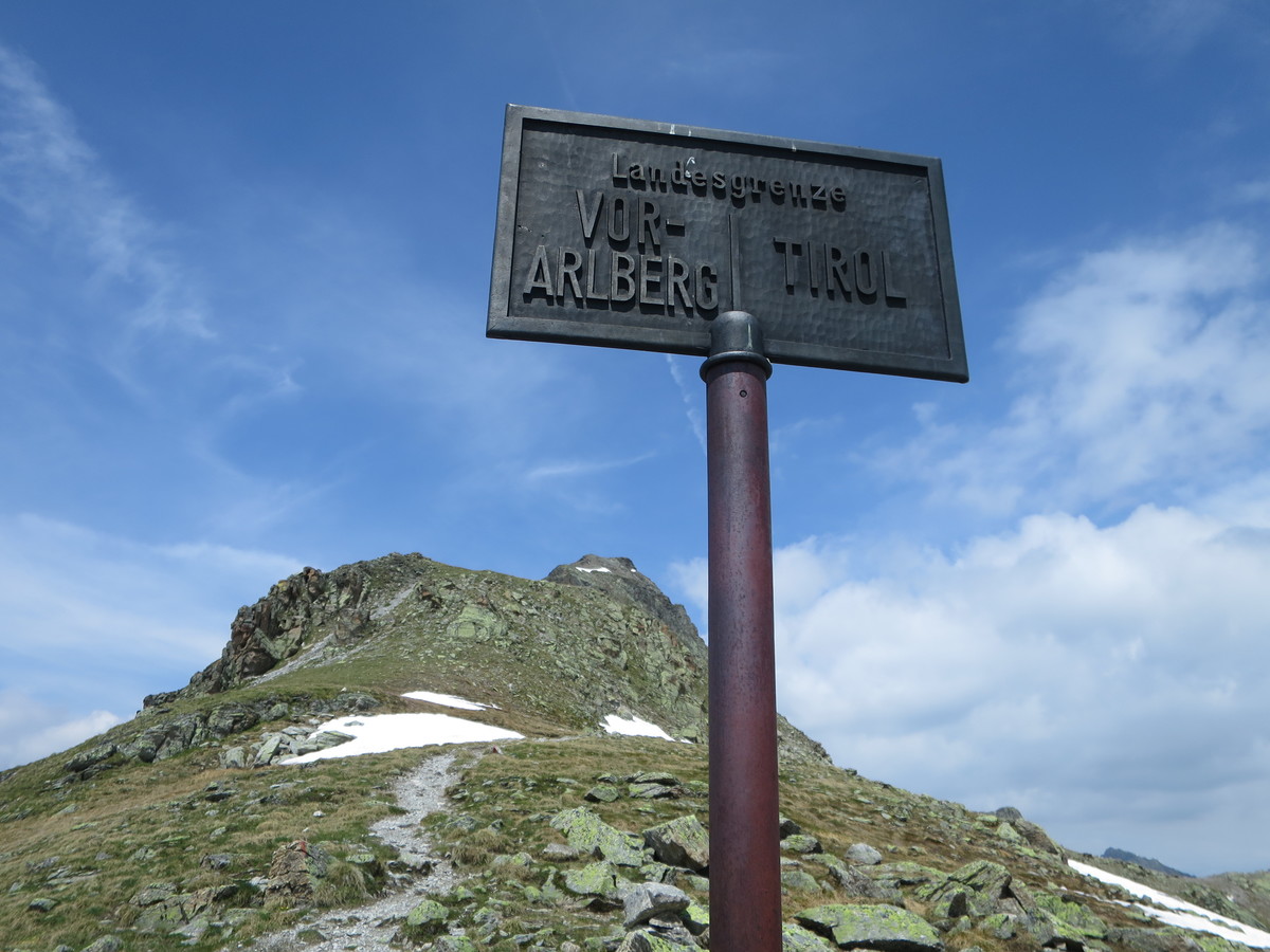 Hoches Rad na meji med Tirolsko in Predarlsko s sedla Radsattel