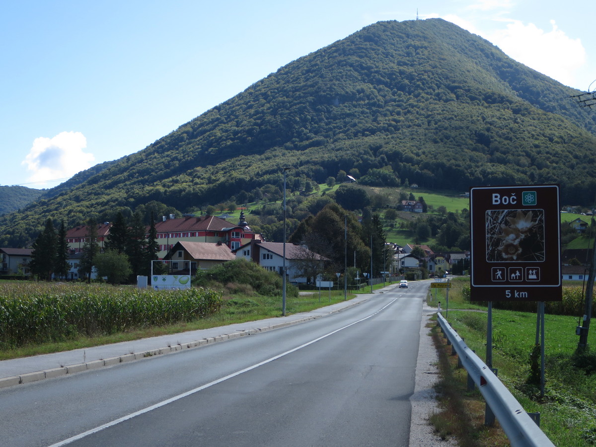 Pogled na Boč iz Poljčan