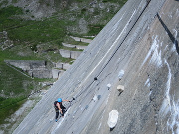 Plezanje po jezu Silvretta