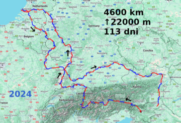 S kolesom po Evropi I. - Od doma do Severnega morja